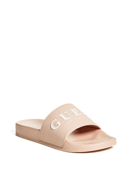 Guess Angelea Logo пързалки за басейн руж