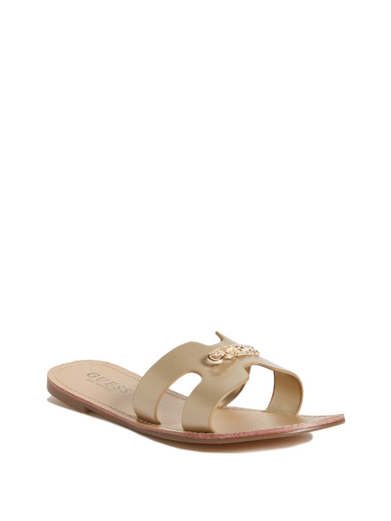 златни сандали Isabell Slide Guess