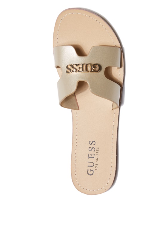 златни сандали Isabell Slide Guess
