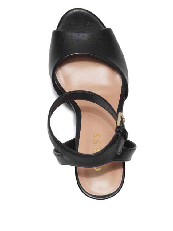 черни Yonce обувки на платформа Guess