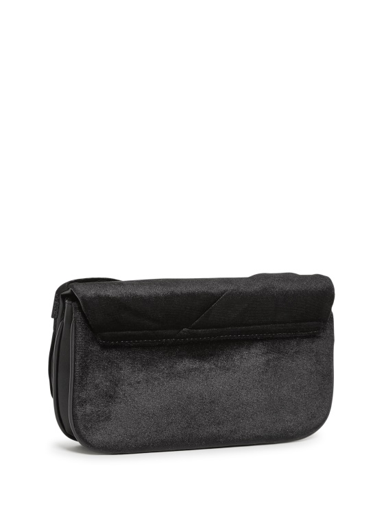 Guess Allegra плисиран клъч черен