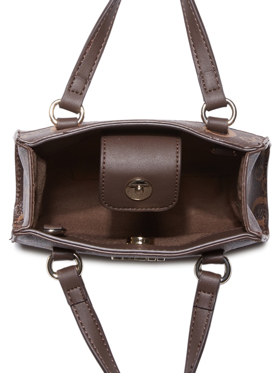 Taylor Mini Crossbody кафяв Guess