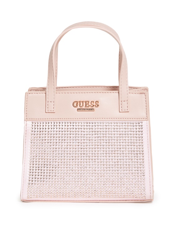 Taylor Rhinestone Mini Tote Guess Rose