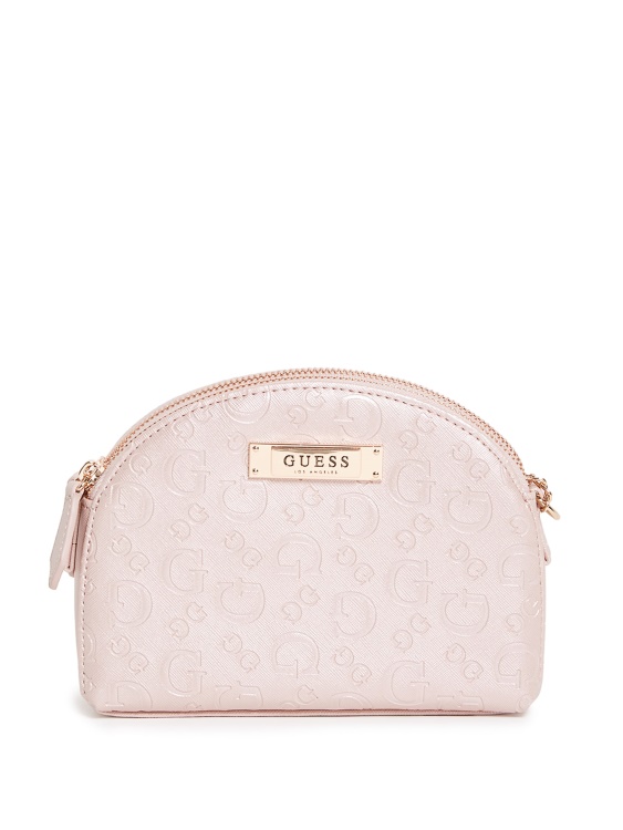 Guess Blush Sophie кръстосано тяло с двоен цип