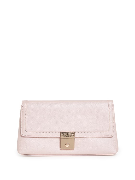 Guess Sophie Clutch Crossbody Blush