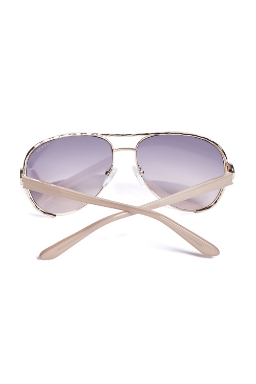 Guess авиаторски слънчеви очила в розово злато