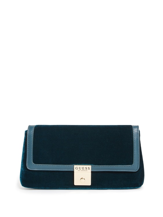 Guess Green Sophie Clutch Crossbody