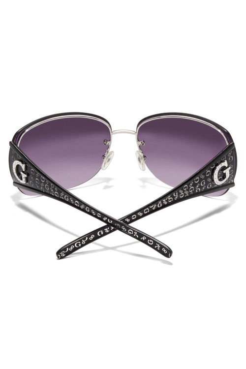 слънчеви очила без рамка Guess Black