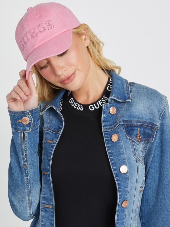 руж дънкова бейзболна шапка със страз предположение