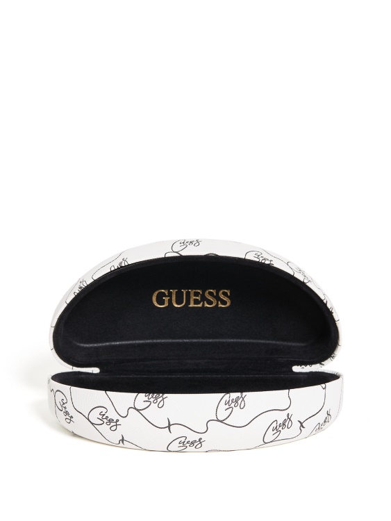 крем Guess Script лого слънчеви очила твърд калъф