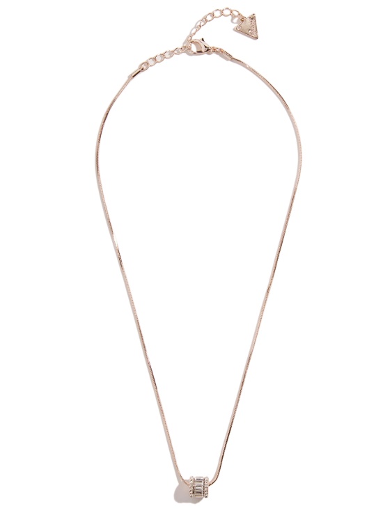 Guess искрящо колие от сребро