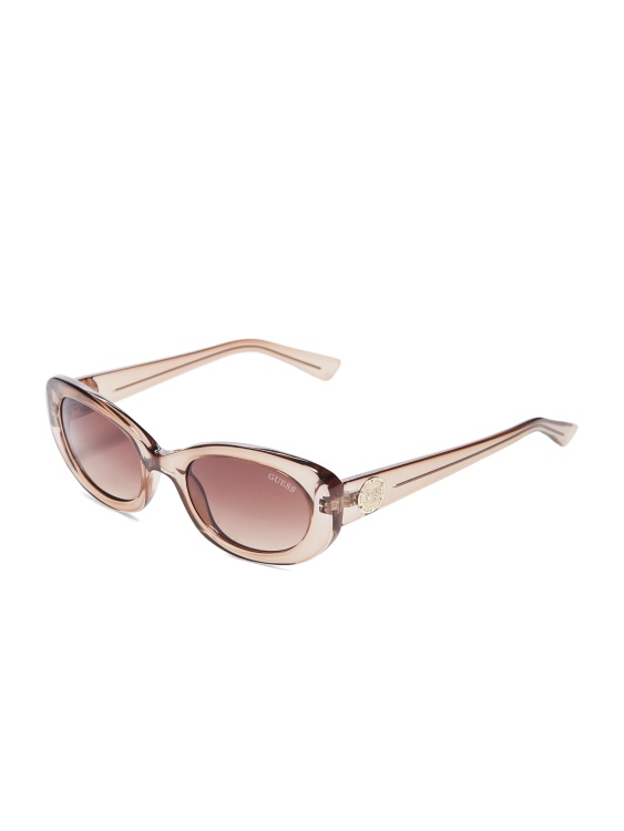 пластмасови овални слънчеви очила Blush Guess