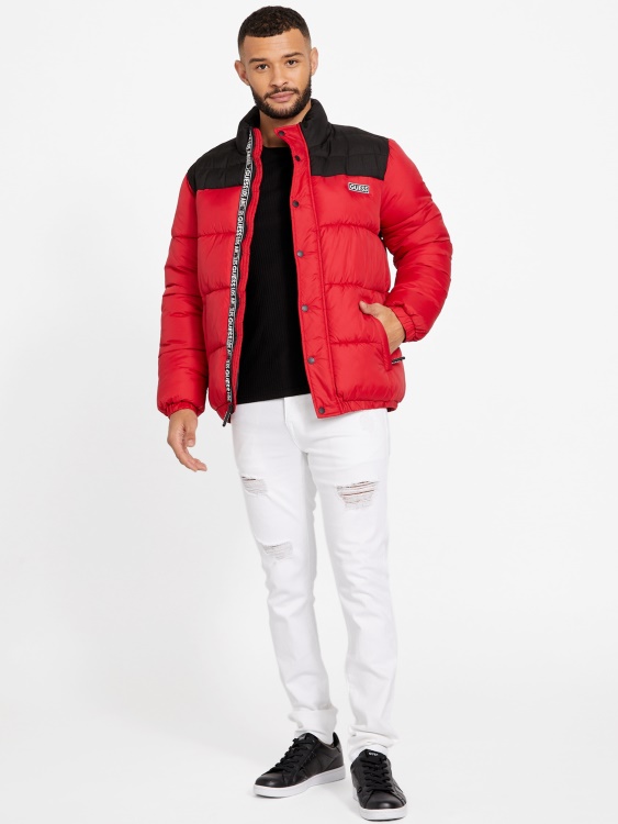 Yoko Poheno Yake Ralph Guess Varsity Red Multi