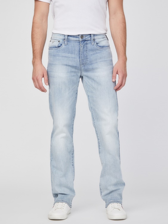 Guess Delmar тонки прави дънки ново светло пране