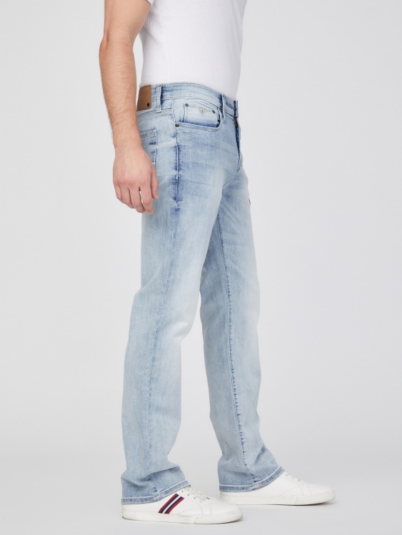 Guess Delmar тонки прави дънки ново светло пране
