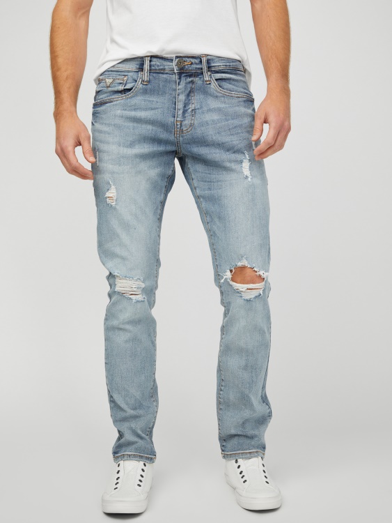 Guess Halsted заострени дънки ново светло пране