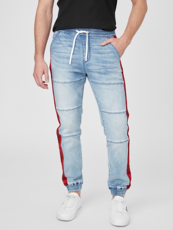 леки изпирани дънкови панталони еко Tyler Guess