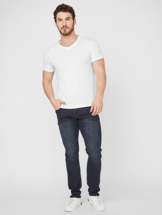 тъмно прани модерни тесни дънки Avalon Guess