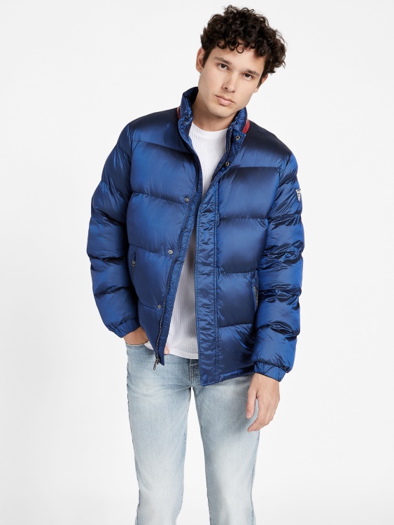 яке Eco Angelus Color-block Puffer Guess Royal Blue
