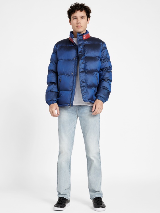 яке Eco Angelus Color-block Puffer Guess Royal Blue