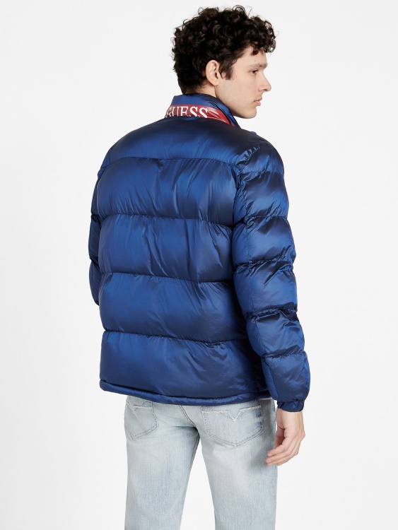 яке Eco Angelus Color-block Puffer Guess Royal Blue