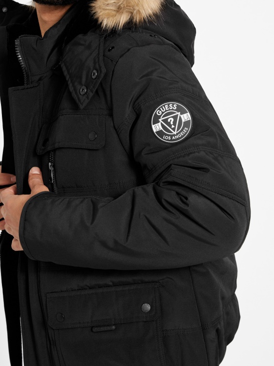джет черно Guess Puffer яке Dustin