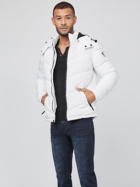 Guess Chase Puffer яке истинско бяло