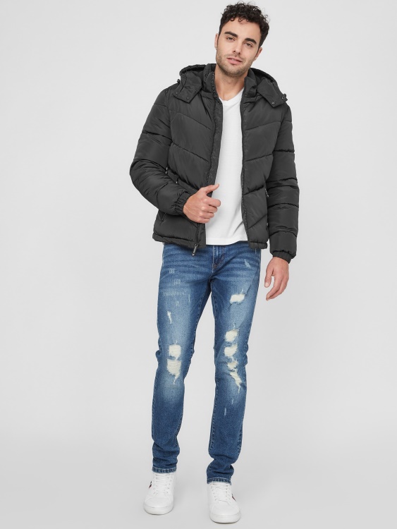Chase Puffer яке Jet Black Guess