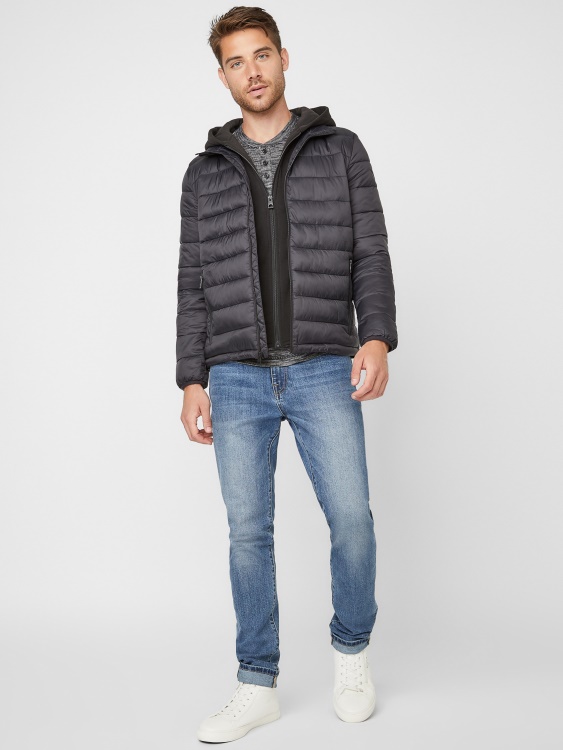 Guess джет черно яке Hampton Puffer