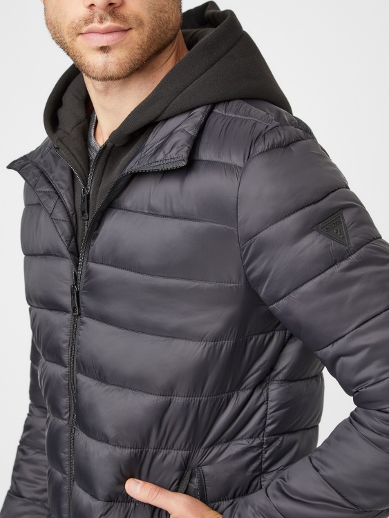 Guess джет черно яке Hampton Puffer