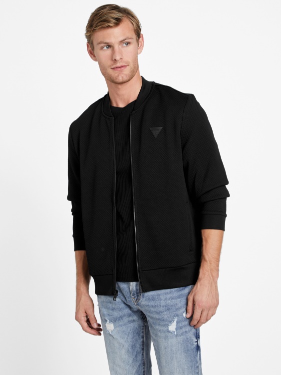астро ватирано летно яке Guess Jet Black