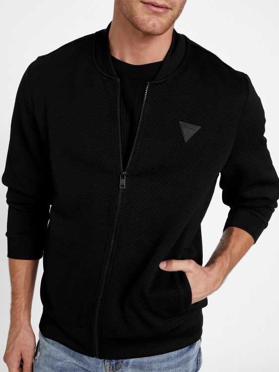 астро ватирано летно яке Guess Jet Black