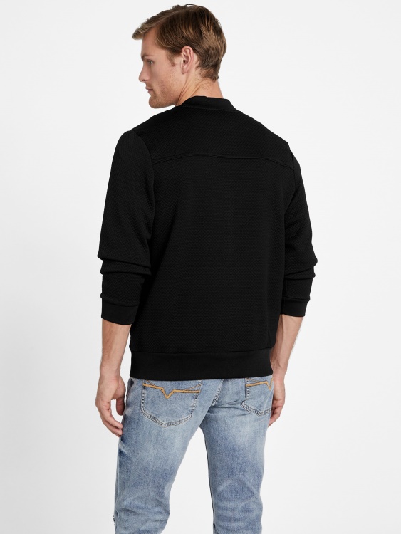 астро ватирано летно яке Guess Jet Black