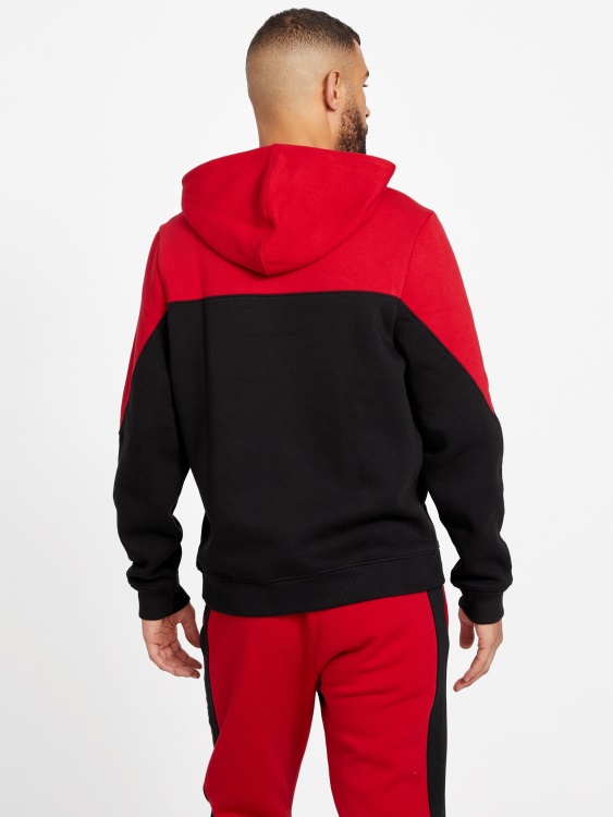 Eco Marcus лого Hoodie Guess Varsity червено