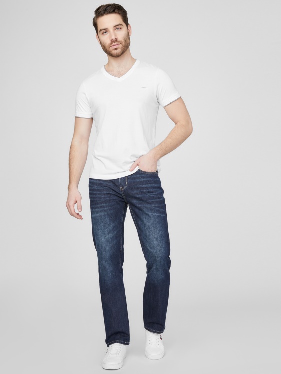 тънки прави дънки Rowland тъмно пране Guess Delmar