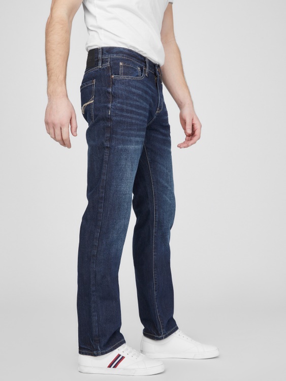 тънки прави дънки Rowland тъмно пране Guess Delmar
