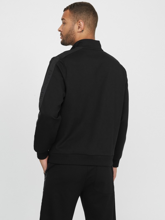 яке с цип Guess Jet Black Eco Andrew Logo
