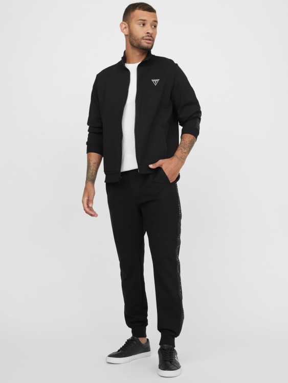 яке с цип Guess Jet Black Eco Andrew Logo