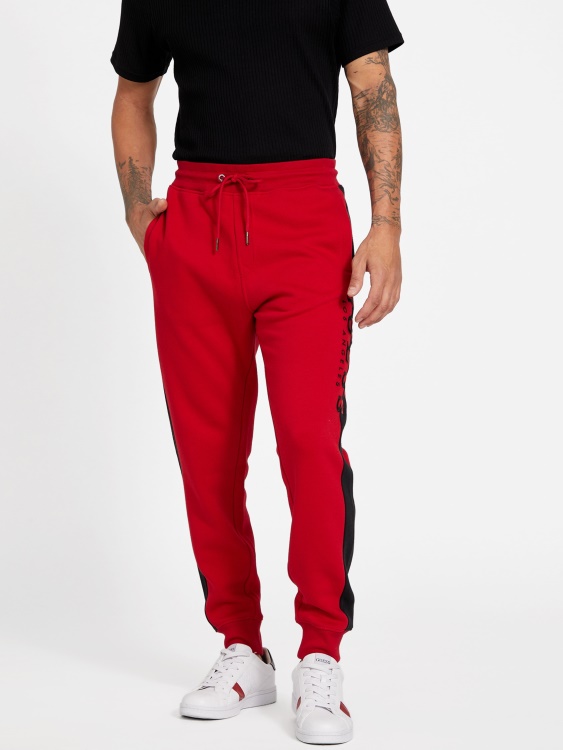 университетски червени еко маркус лого джогинг Guess