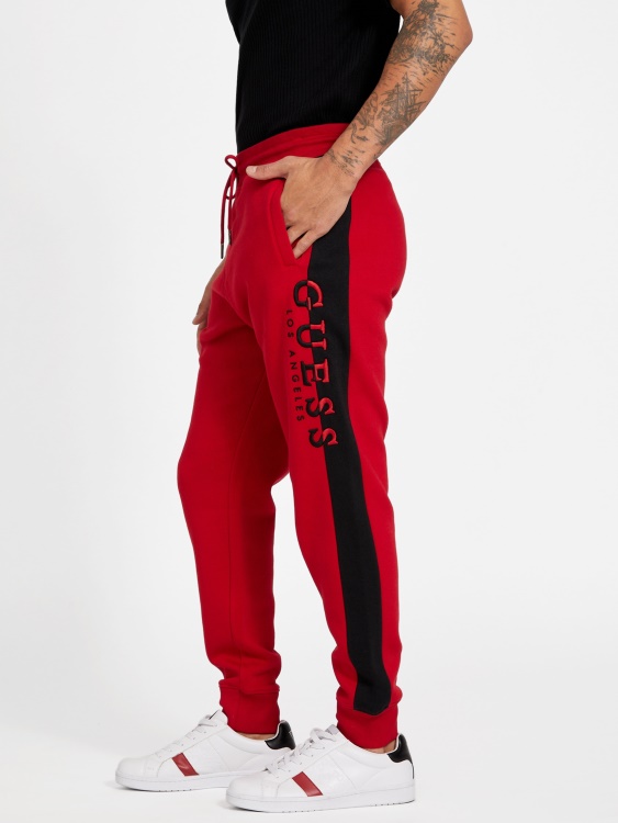 университетски червени еко маркус лого джогинг Guess