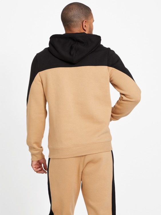 суичър с лого на Toasted Taupe Guess Eco Marcus