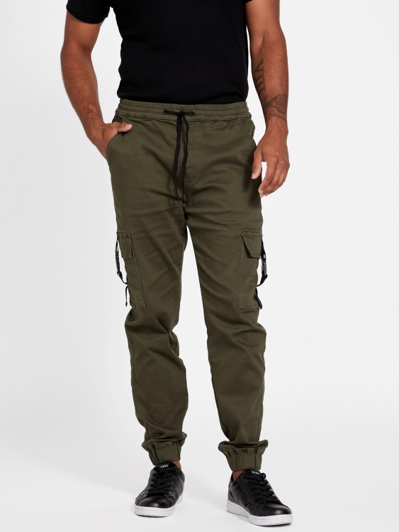 Mikko Cargo Joggers оливково много познайте