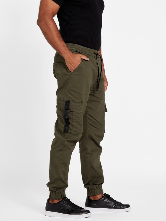 Mikko Cargo Joggers оливково много познайте