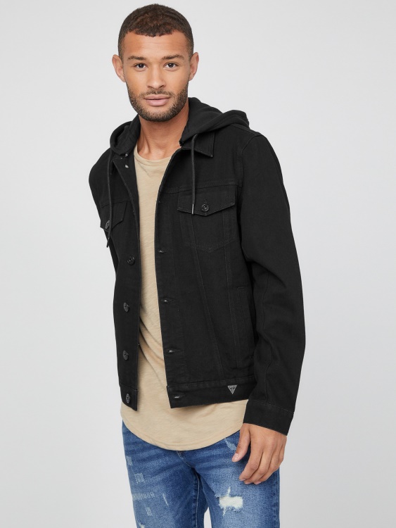 дънково яке Blake Guess Jet Black