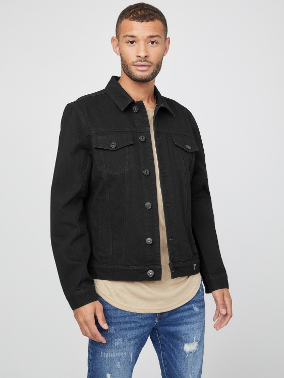 дънково яке Blake Guess Jet Black