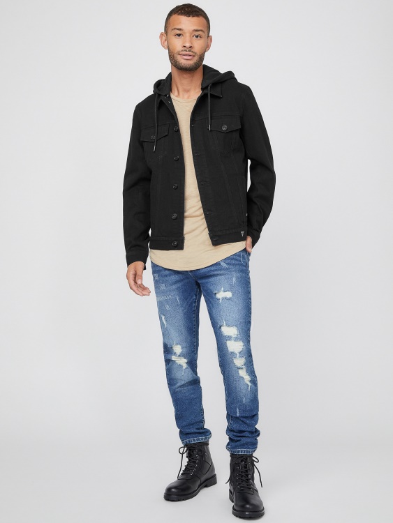 дънково яке Blake Guess Jet Black