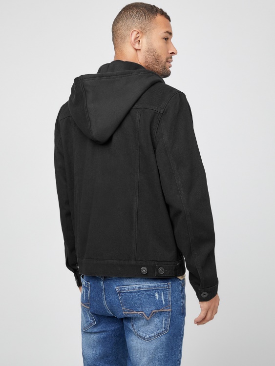 дънково яке Blake Guess Jet Black
