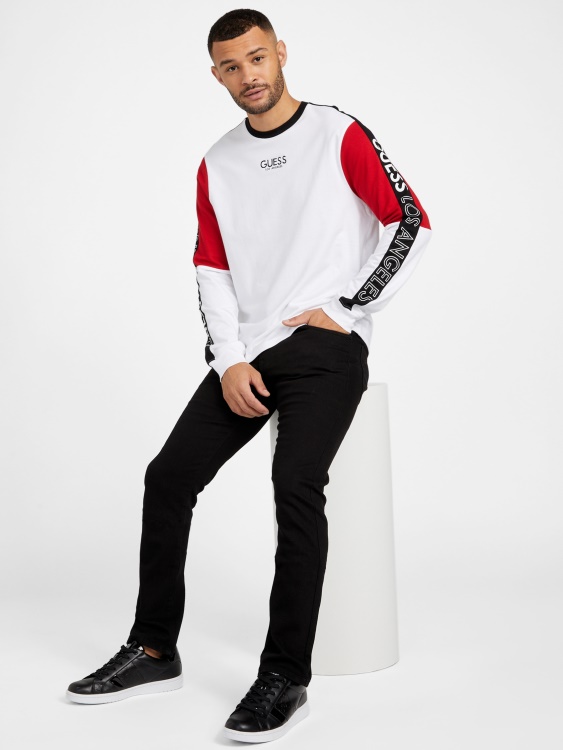 костюм Guess Eco Kane Color-block Pure White Multi