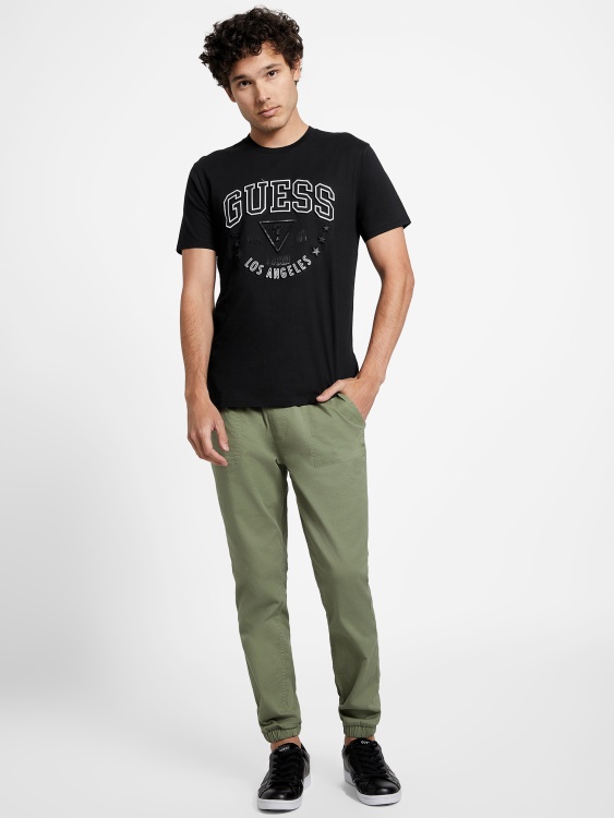 маратонски обувки Guess Eco Sammo Logo Jet Black