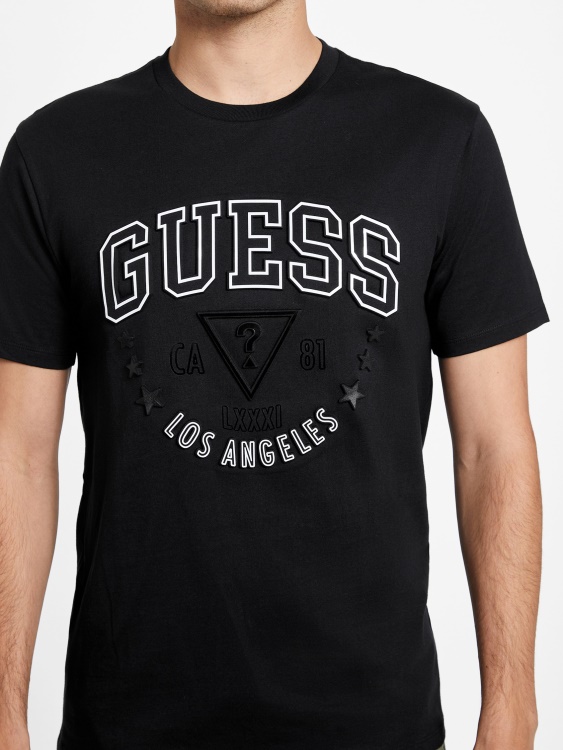 маратонски обувки Guess Eco Sammo Logo Jet Black